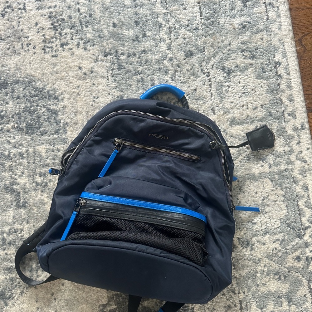 Tumi Dark Blue and Black Men's Backpack